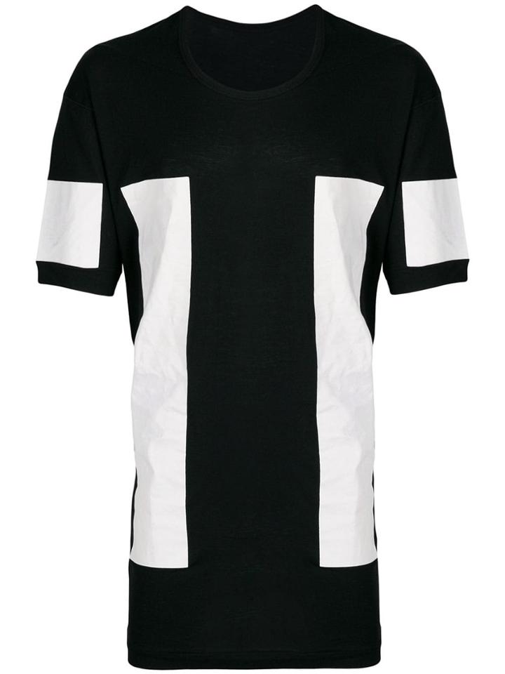 11 By Boris Bidjan Saberi Striped Printed T-shirt - Black