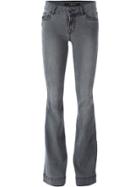 J Brand High Waist Flared Jeans - Grey