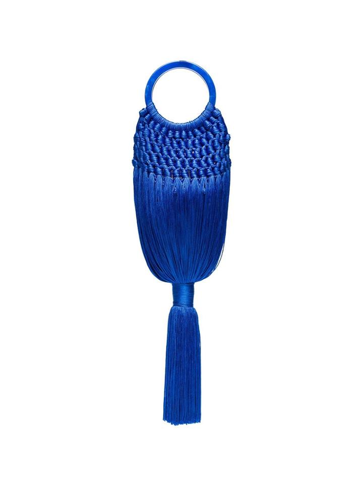 Cult Gaia Angelou Tasselled Bag - Blue