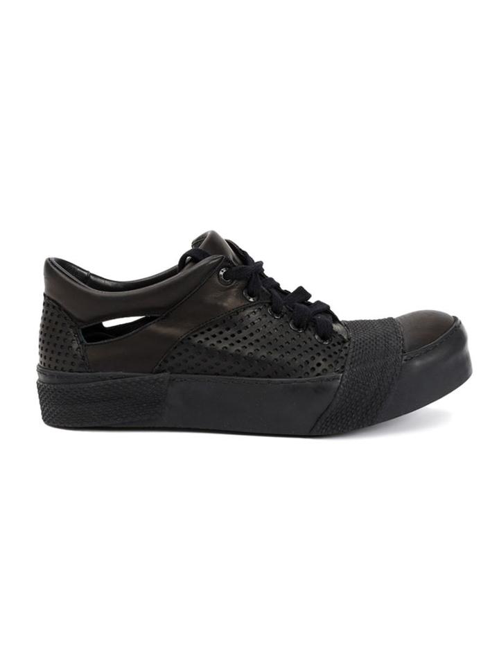 Boris Bidjan Saberi Perforated Panelled Sneakers