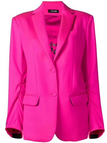 Styland Classic Tailored Blazer - Pink