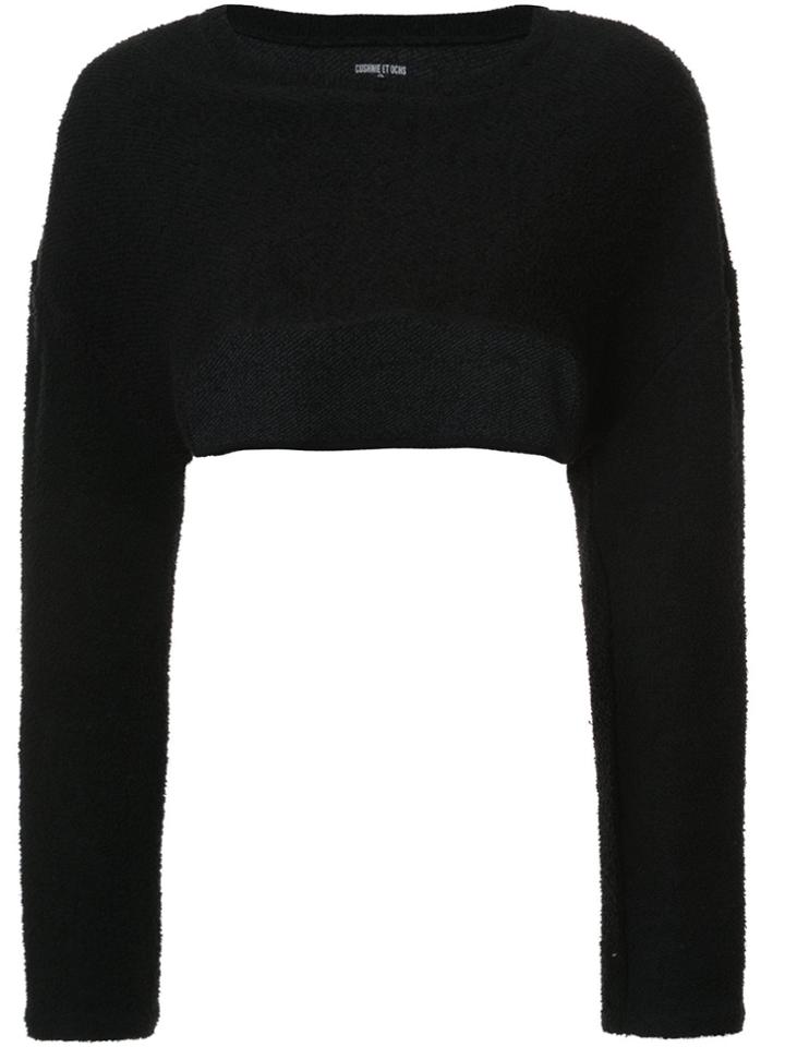 Cushnie Et Ochs Nicolette Shrug Top - Black
