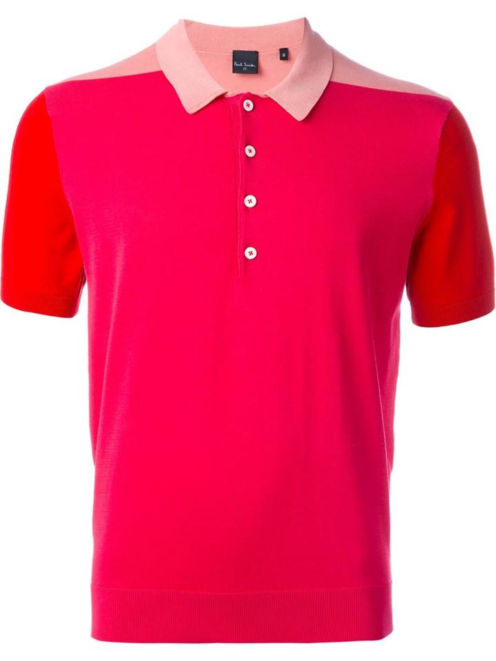 Ps Paul Smith Colour Block Polo Shirt