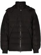 Y-3 Hooded Puffer Jacket - Black