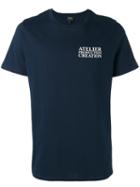 A.p.c. - Logo T-shirt - Men - Cotton - S, Blue, Cotton