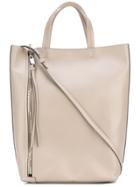 Elena Ghisellini Side Zip Tote Bag - Nude & Neutrals