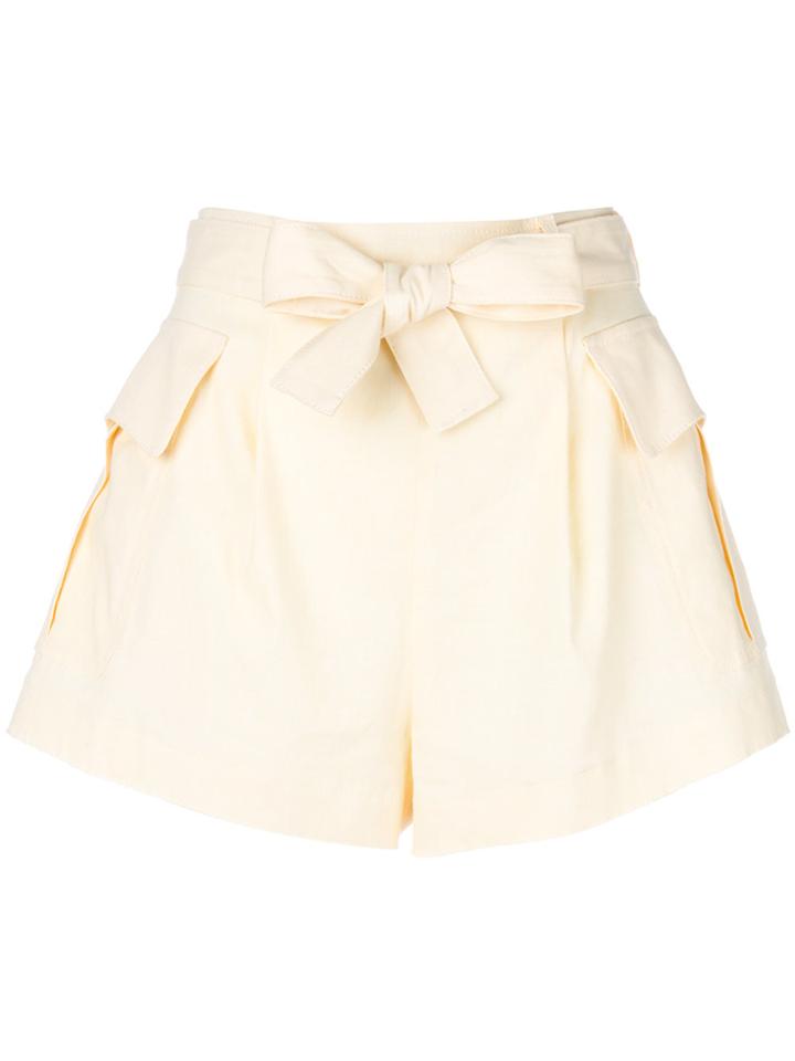 Philosophy Di Lorenzo Serafini Tie Waist Shorts - Nude & Neutrals