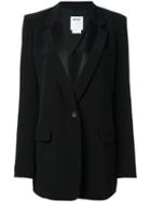Dkny Single Button Blazer, Women's, Size: 10, Black, Polyester/triacetate