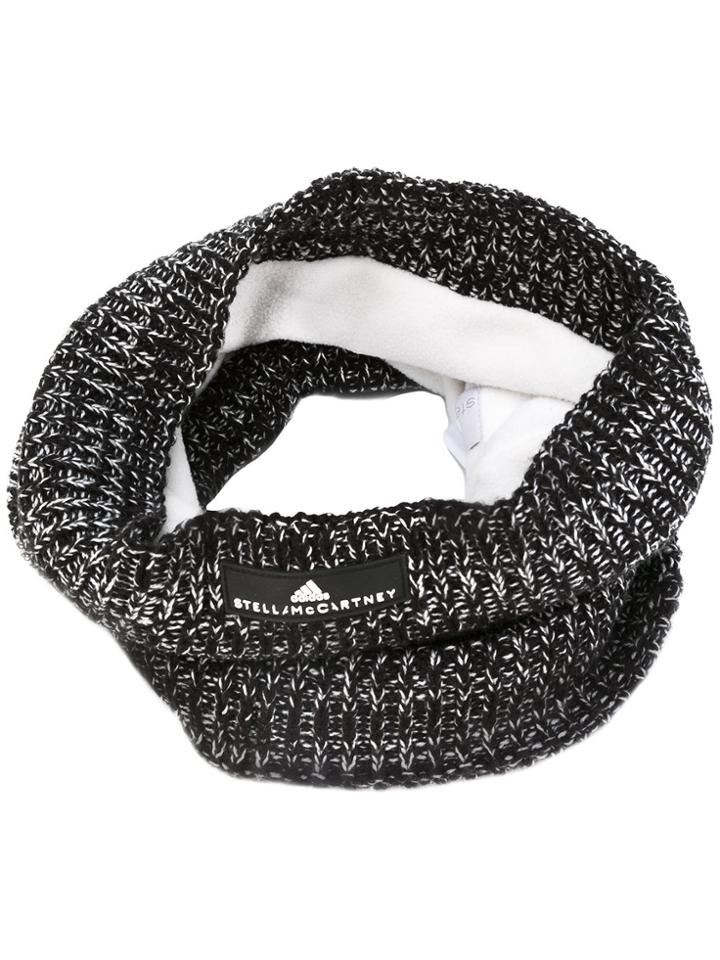 Adidas By Stella Mccartney Striped Scarf - Black