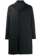 Prada Denim Overcoat - Black