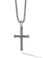 David Yurman Cable Cross Pendant - Metallic