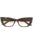 Dita Eyewear Tortoiseshell Sunglasses - Brown