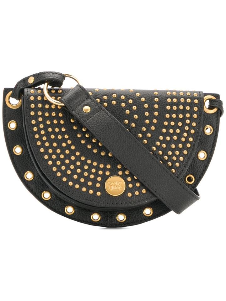 See By Chloé Kris Crescent Crossbody Bag - Black