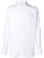 Xacus Plain Button Down Shirt - White