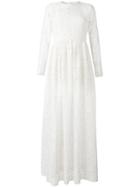 Philosophy Di Lorenzo Serafini Long Lace Dress - White