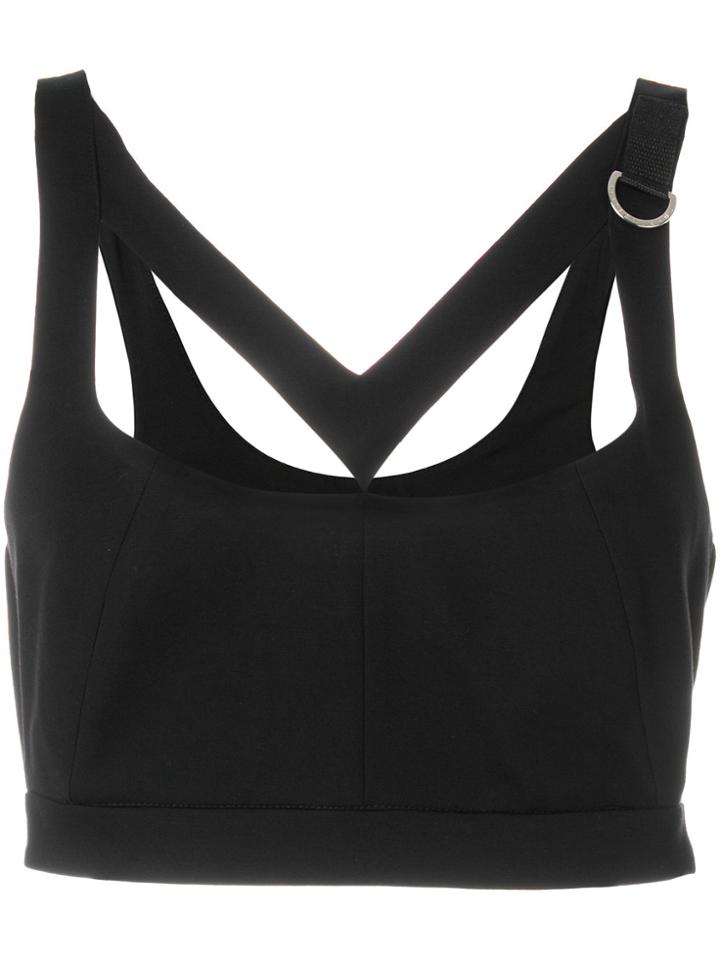Versace Jeans Slim Cropped Top - Black