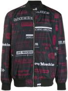 Love Moschino Moschino Airlines Print Jacket - Black