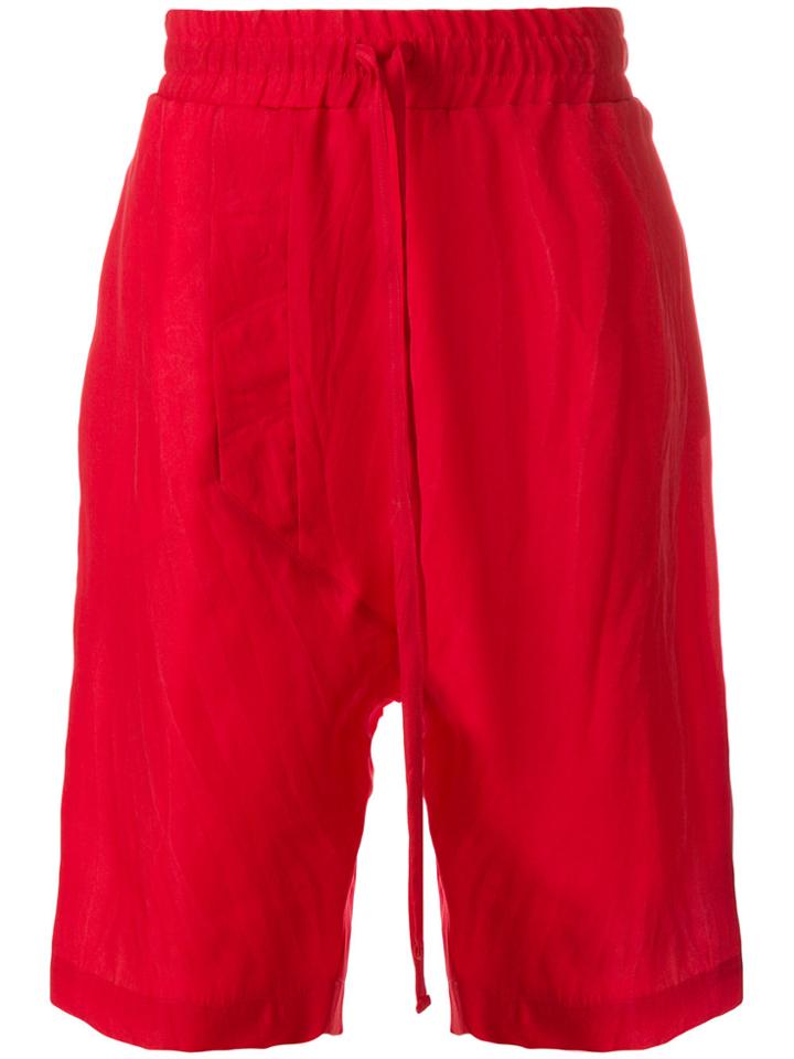 Lost & Found Ria Dunn Drop-crotch Shorts - Red