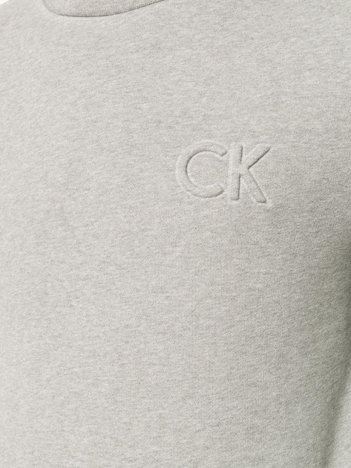 Calvin Klein Jeans Embossed Logo Sweatshirt - Grey