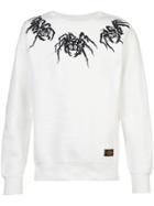 Neighborhood Spider Print Sweatshirt - White