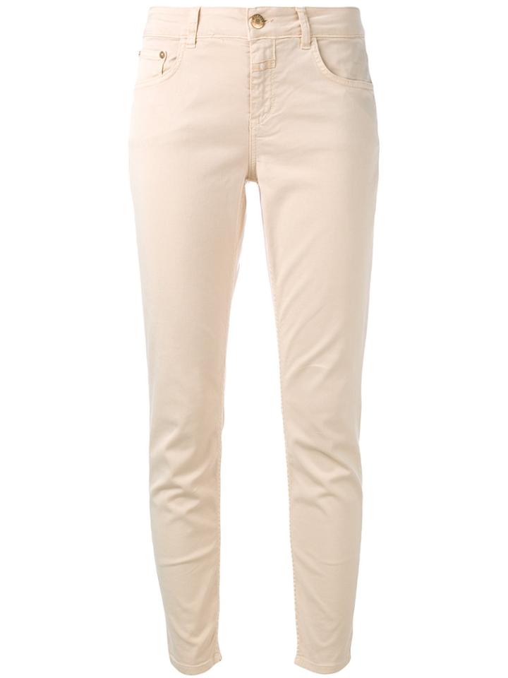 Closed Cropped Jeans - Nude & Neutrals