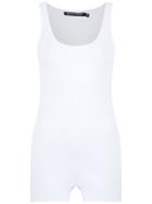 Reinaldo Lourenço Slim Fit Playsuit - White