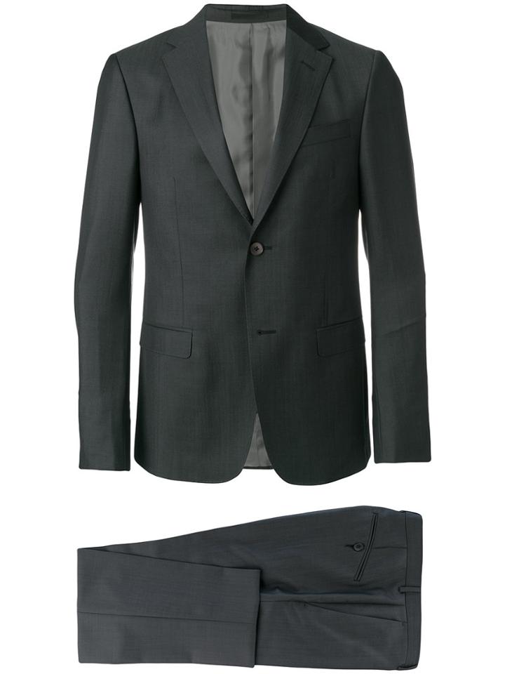 Lardini Peaked Lapel Suit - Blue
