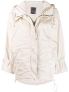 Lorena Antoniazzi Gathered Zip Jacket - Neutrals