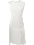 3.1 Phillip Lim Lace Panel Charmeuse Dress