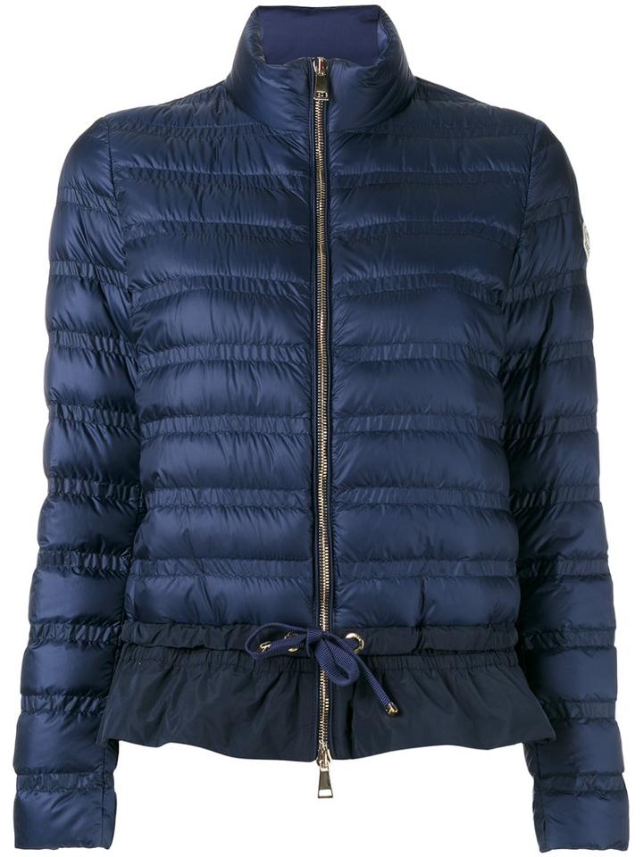 Moncler Padded Jacket, Women's, Size: 2, Blue, Polyester/polyamide/feather Down