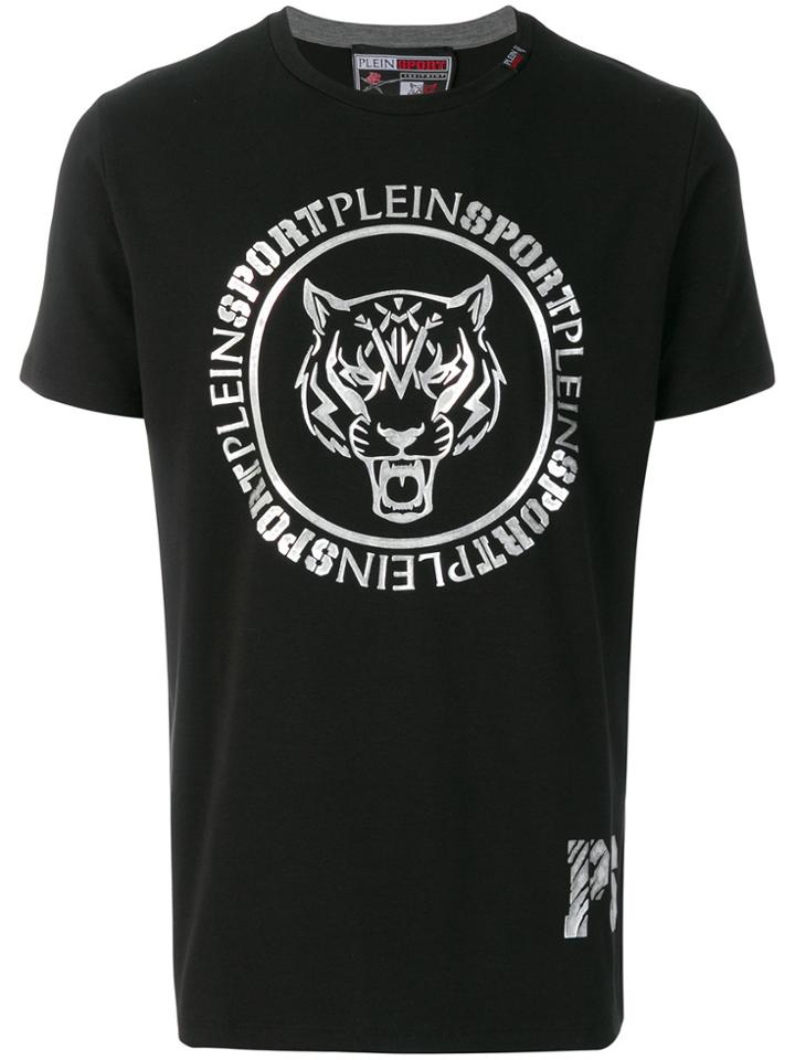 Plein Sport Branded T-shirt - Black