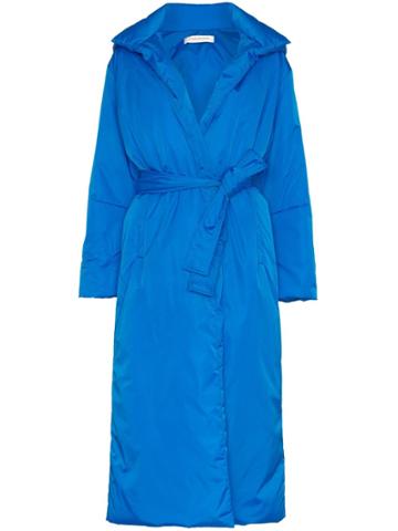 A Plan Application Puffer Coat - Blue