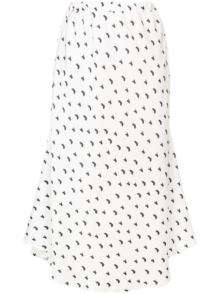 Maggie Marilyn Printed Flared Skirt - White