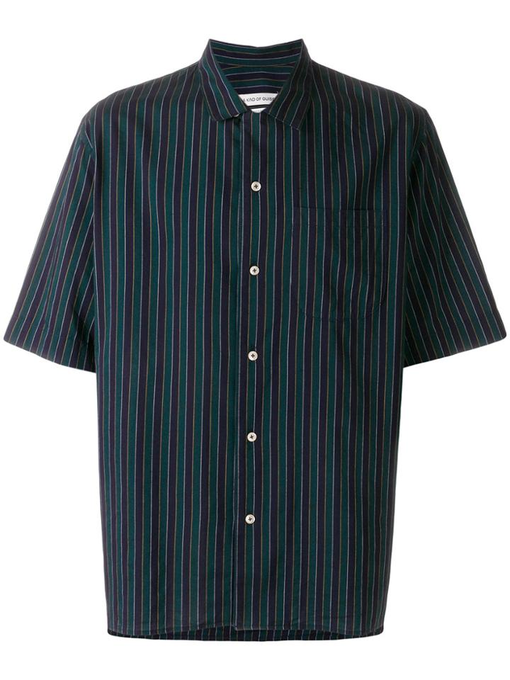 A Kind Of Guise Striped Button Shirt - Green