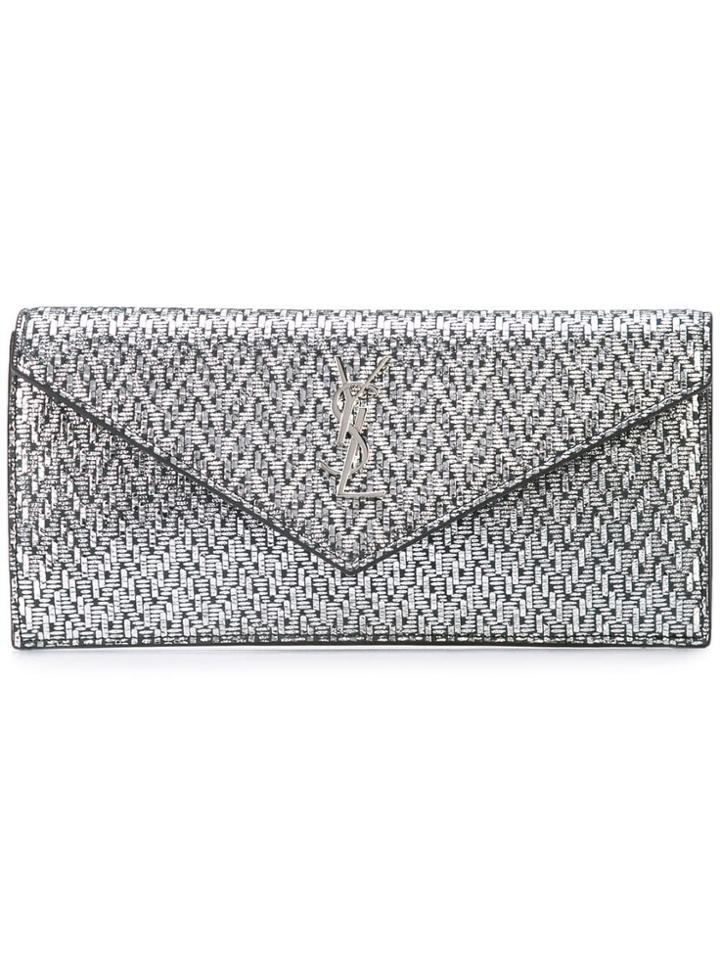 Saint Laurent Saint Laurent 5131930w50n Noir/platinum Furs &