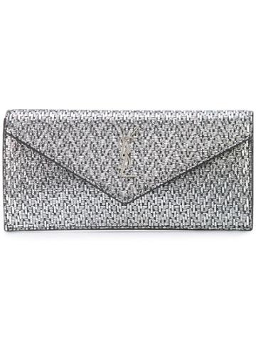 Saint Laurent Saint Laurent 5131930w50n Noir/platinum Furs &
