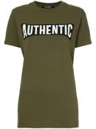 Neil Barrett Slogan Print T-shirt - Green