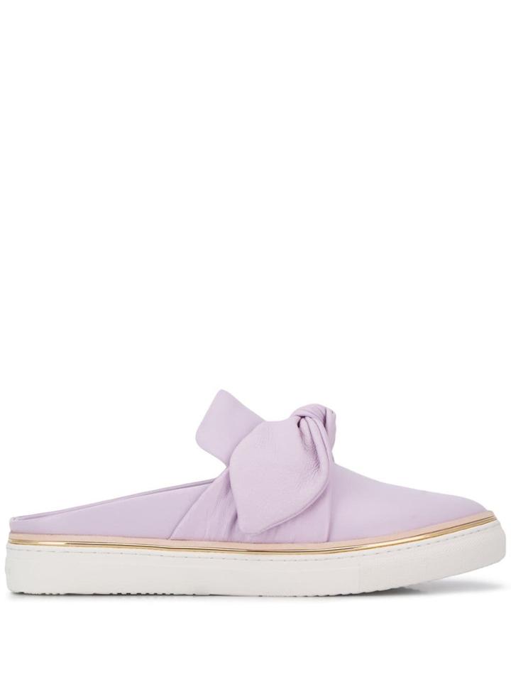 Suecomma Bonnie Knot Mule Sneakers - Purple