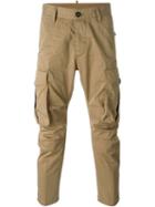 Dsquared2 Cargo Trousers, Men's, Size: 50, Brown, Cotton