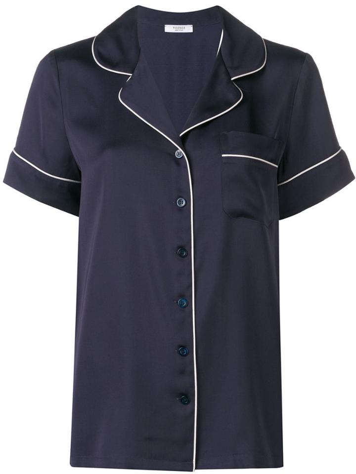 Peserico Short-sleeved Shirt - Blue