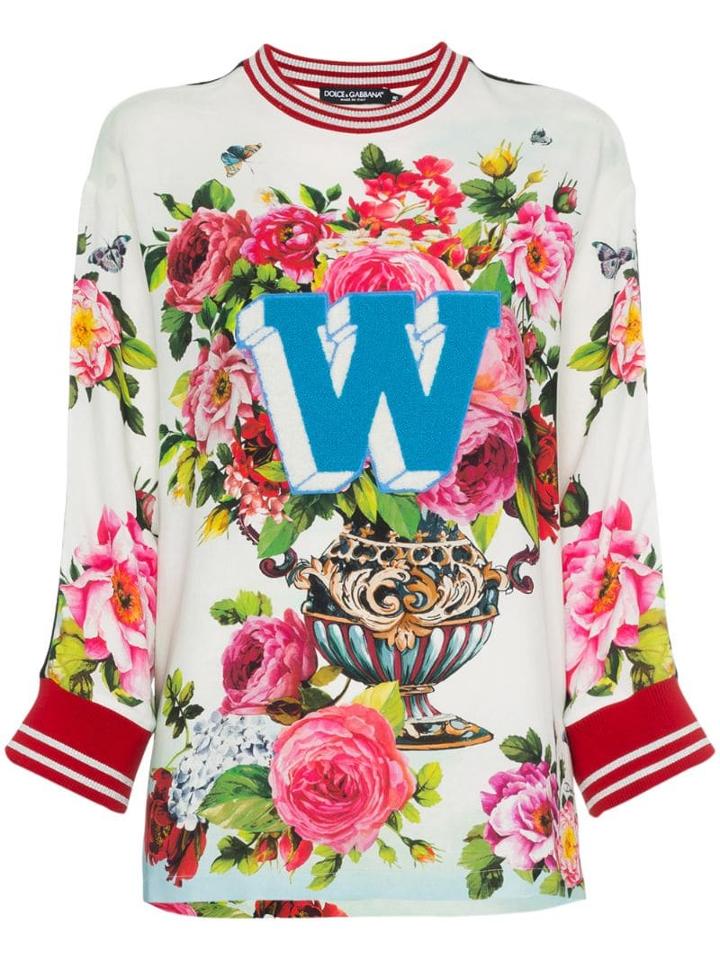 Dolce & Gabbana Peonie Print Sports Top - Hcr87