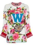 Dolce & Gabbana Peonie Print Sports Top - Hcr87