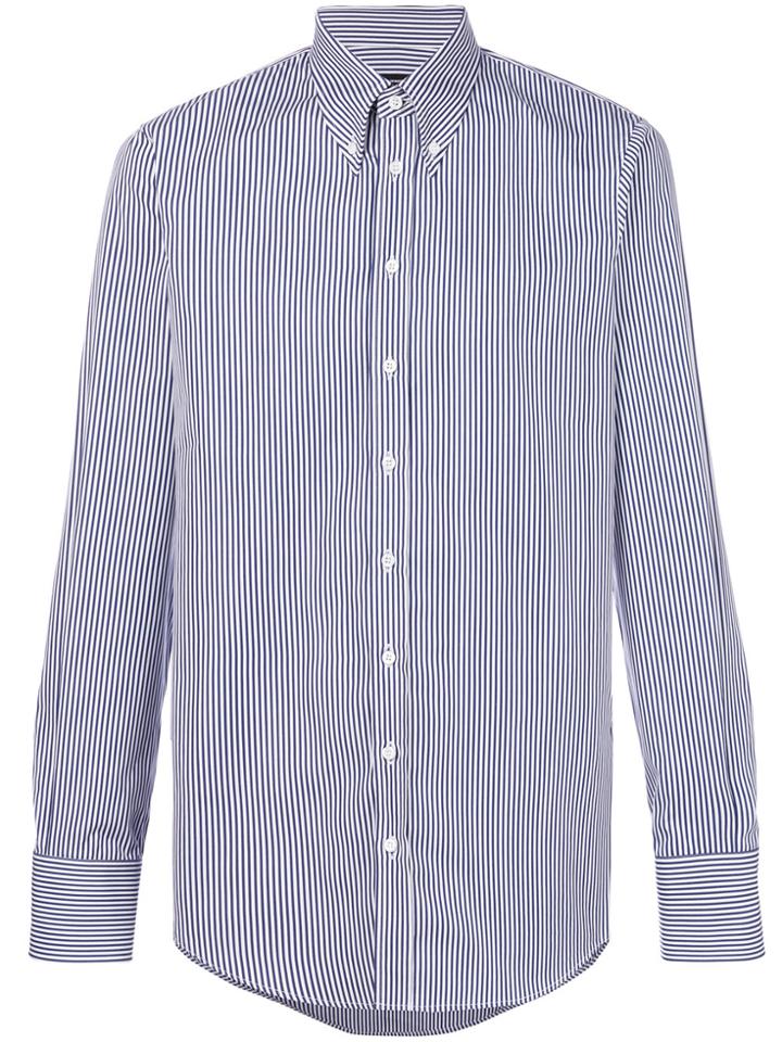 Dsquared2 Striped Long Sleeve Shirt - Blue