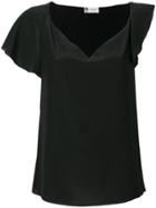 Lanvin Asymmetric T-shirt - Black