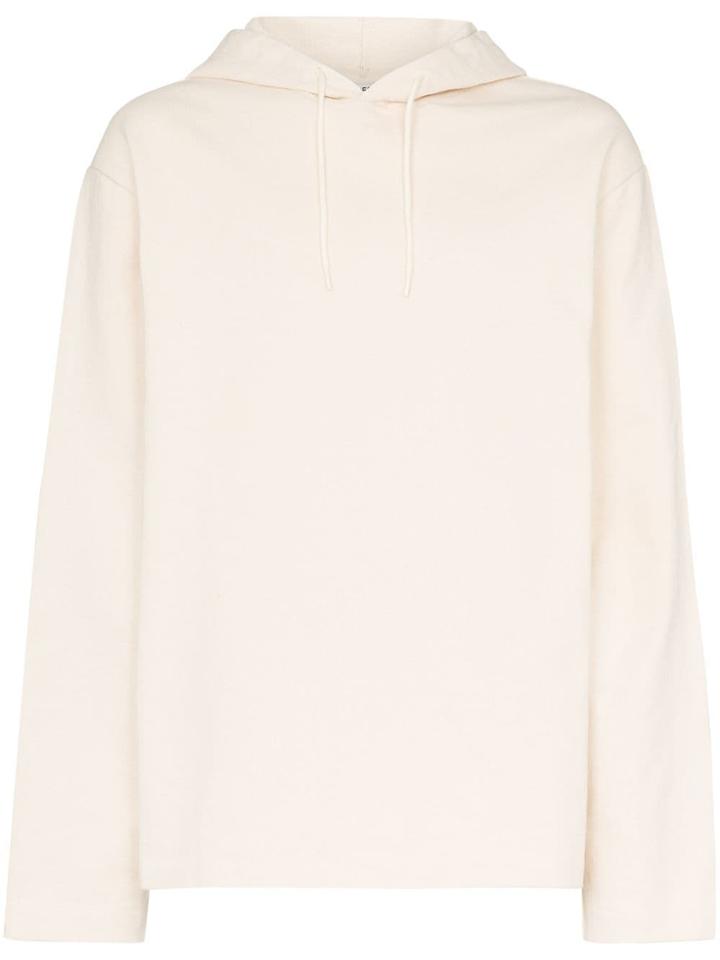 Our Legacy Long-sleeve Drawstring Hoodie - White