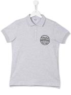 Moschino Kids Logo Polo Shirt, Boy's, Size: 14 Yrs, Grey