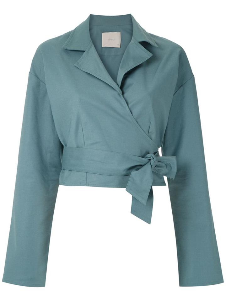 Framed Cashquere Shirt - Blue