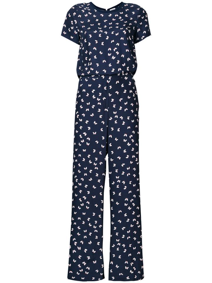 P.a.r.o.s.h. Butterfly Print Jumpsuit - Blue