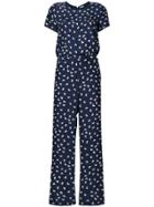 P.a.r.o.s.h. Butterfly Print Jumpsuit - Blue