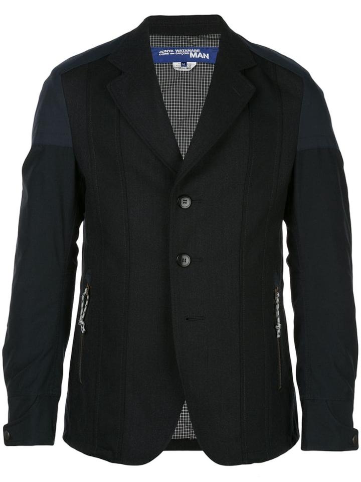 Junya Watanabe Man Shell-panelled Blazer - Blue